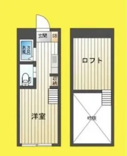 ウィングコート東高円寺【2階】の間取り