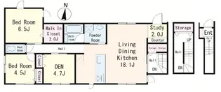 Green Terraceの間取り