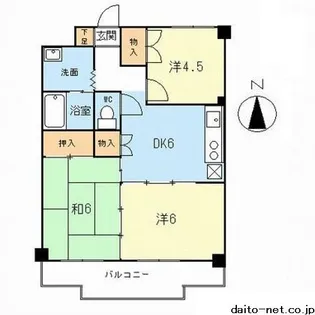 ガーデンハイム2【2階】の間取り