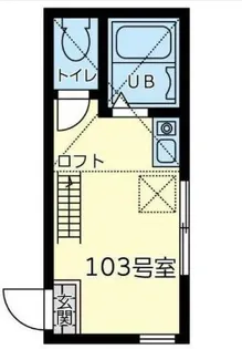 ユナイト田浦エレフォレックス【1階】の間取り