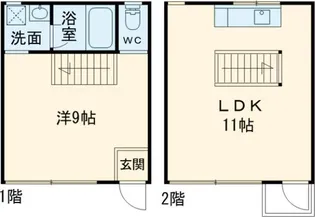 ミヤハラ・アパートメントの間取り