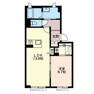 MAST TOWN GRACE A【3階】の間取り