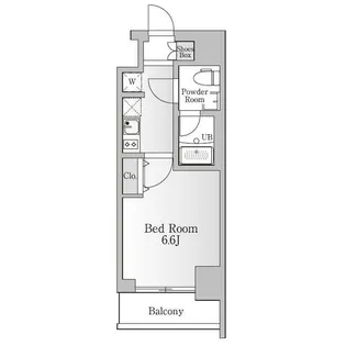 NTPRレジデンス芝浦三丁目【1階】の間取り