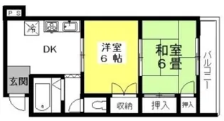 しいの木ハイツ【2階】の間取り