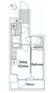 ラフィスタ町田【10階】の間取り
