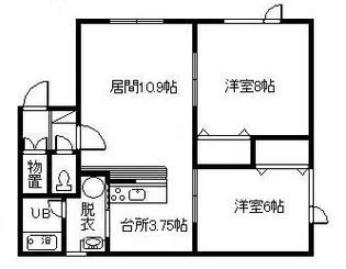 シーマ【2階】の間取り