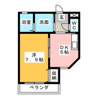 アミティエ・ヒロII【4階】の間取り