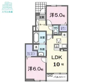 プラシードヒル IX【1階】の間取り