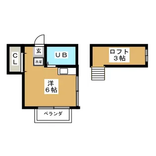 マロン【2階】の間取り