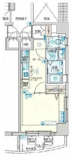 ヴェルト川崎ウエスト【8階】の間取り