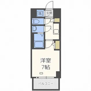 アスヴェル大阪サウスキャナル【6階】の間取り