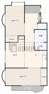 メリーホーム【3階】の間取り
