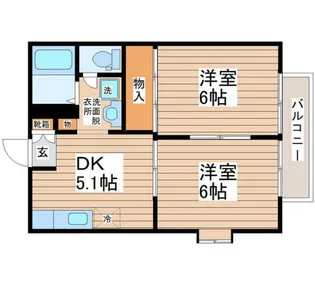 ファミールポパイ【1階】の間取り