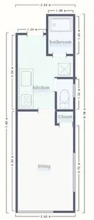 コンフォート松崎【1階】の間取り