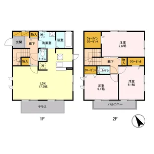 カーサ・フェリスの間取り