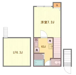 PRENDRE M 南阿佐ヶ谷【2階】の間取り
