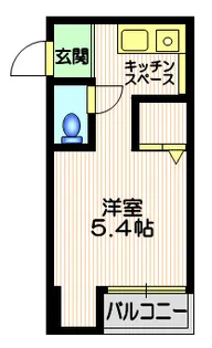 本間荘【2階】の間取り