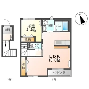 リバティースクエア【2階】の間取り