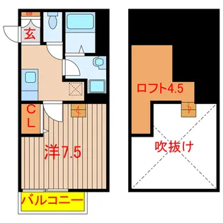 SパレスIV【1階】の間取り