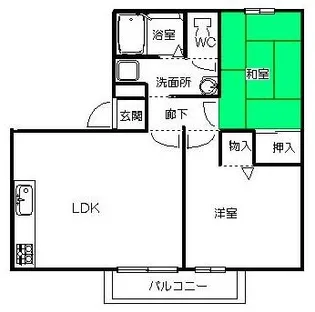 コンフォールYASU【2階】の間取り