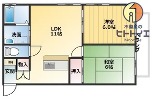 ガーデンハウス【2階】の間取り