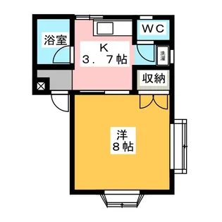 ビーハーツ【2階】の間取り