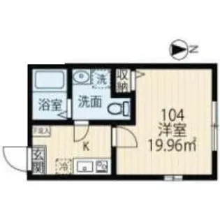 アベニール三ツ沢中町 A棟【1階】の間取り