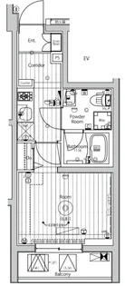メイクスアート桜木町【3階】の間取り