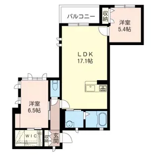 Voie Iactee ~ヴォワ ラクテ~【3階】の間取り