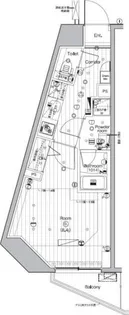 PREMIUM CUBE 池袋要町【11階】の間取り