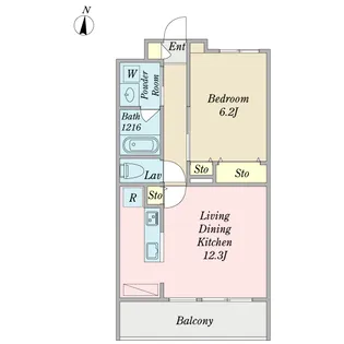 Novel Paulownia【2階】の間取り