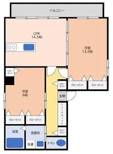 ペコラドーロ【5階】の間取り