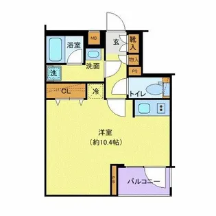 RELUXIA東武練馬【3階】の間取り
