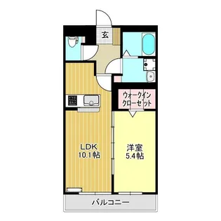 メルキオール【3階】の間取り