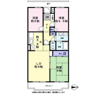 エバーグレイス森本【4階】の間取り