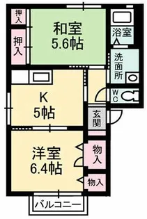 アンシャンテ A棟【1階】の間取り