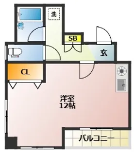 FREA上板橋【2階】の間取り