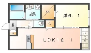 スターリーガーデン【2階】の間取り