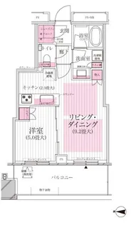 アトラスブランズタワー三河島【10階】の間取り
