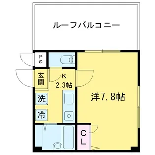 ブライトコート幡ヶ谷【4階】の間取り