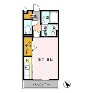 ラマージュ【1階】の間取り
