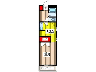 神田ハイツ【1階】の間取り