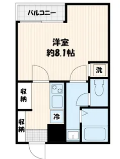 プラージュ新検見川【1階】の間取り