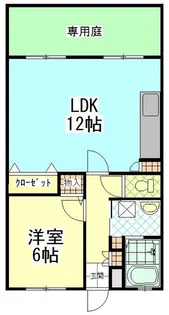 サンホワイト【1階】の間取り