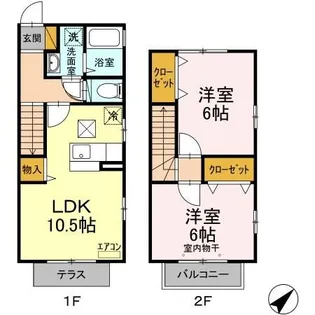 ボナールCの間取り