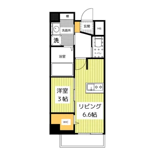 アーチレジデンス名駅北【7階】の間取り