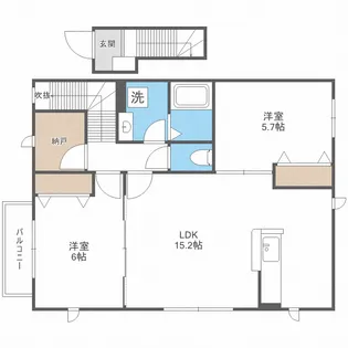 RURALCOMFORTS棟【2階】の間取り
