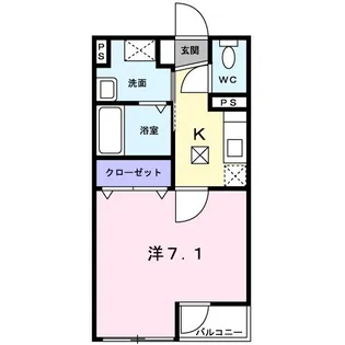 フォーシーズン【2階】の間取り