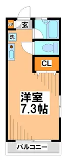 リブハイム【2階】の間取り