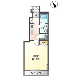 ロゼリア【1階】の間取り